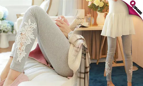 Stretchable Laced Leggings!